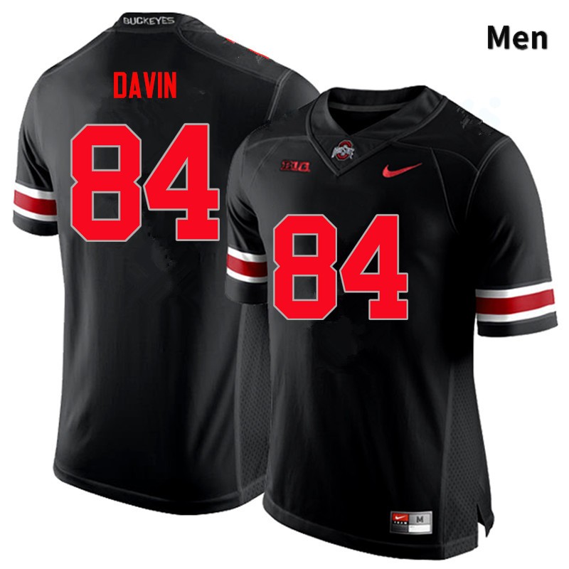 Men's Ohio State Buckeyes #84 Brock Davin Black Limited College Stitched Football Jersey 23QP044LT